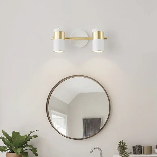 Appliques Murales Scandinaves Design Minimaliste Élégant 3015-2 Tête / 3 Couleurs Modifiables