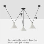 Art: Lustre Led Design Suspendu Blanc - 3 Lampes A Luminaire Chambre