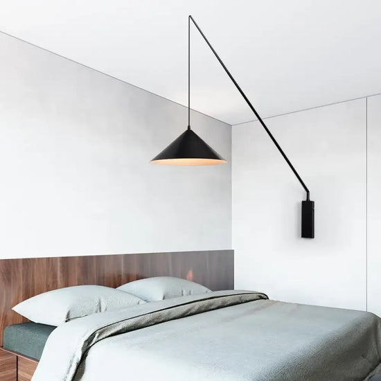 Art Nordique Lampadaire Lecture Design Minimaliste Élégant Applique Murale Chambre