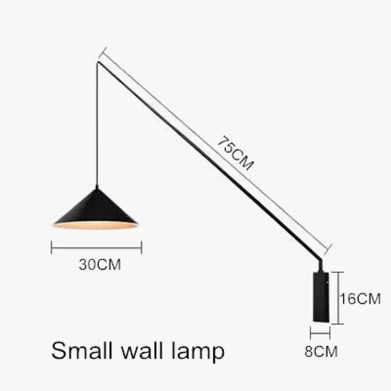 Art Nordique Lampadaire Lecture Design Minimaliste Élégant Applique Murale Chambre