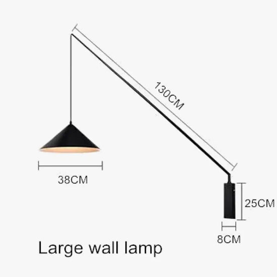 Art Nordique Lampadaire Lecture Design Minimaliste Élégant Applique Murale Chambre