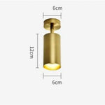 Barre Led Aluminium Noir Doré 1 Lampe Luminaire Chambre