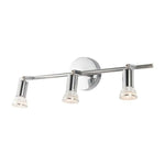 Barre Led Spots Plafonnier Chromé 3 Lampes / Chaude Luminaire Chambre