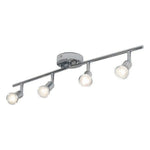 Barre Led Spots Plafonnier Chromé 4 Lampes / Chaude Luminaire Chambre