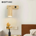 Botimi Applique Nordique Design Lecture Bois Applique Murale Chambre