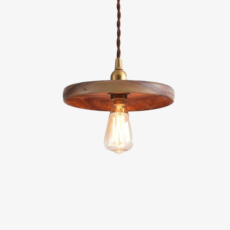 Lampe Industrielle LED en Bois et Edison