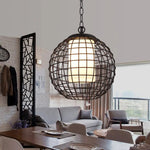 Cage Boule Suspendue Ball Luminaire Chambre