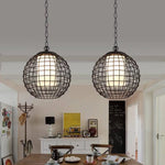 Cage Boule Suspendue Ball Luminaire Chambre