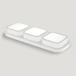 Carrés Lumineux Led Pour Couloir Blanc / 3 Lampes - 66X23Cm Luminaire Chambre