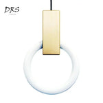 Cercle Éclairé Scandinave Suspension Design Luminaire Chambre