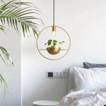 Cercle Led Avec Plante Ring Luminaire Chambre