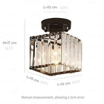 Cristal De Verre: Plafonnier Stylé Luminaire Chambre