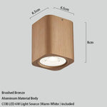 Cube Led Design En Métal Coloré Bronze Luminaire Chambre