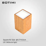 Cube Led Moderne En Bois Loft / M Naturelle Luminaire Chambre