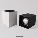 Cube Led Moderne Noir Ou Blanc Luminaire Chambre