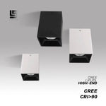 Cube Led Moderne Noir Ou Blanc Luminaire Chambre