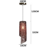 Cylindre Led Couleur Home Marron Luminaire Chambre