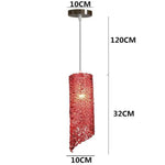 Cylindre Led Couleur Home Rouge Luminaire Chambre