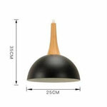 Demi-Boule Colorée Sur Support Bois Luminaire Chambre