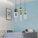 Design Créatif De Suspensions Colorées Luminaire Chambre