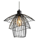 Design De Suspension Cage Colorée Noir Luminaire Chambre