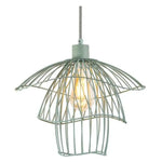 Design De Suspension Cage Colorée Vert Luminaire Chambre