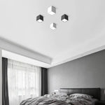 Design Led Carré Ou Rectangle Loft Luminaire Chambre