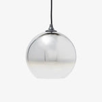 Design Led Suspendu En Verre Loft Argenté / 20Cm Luminaire Doré