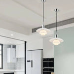 Design Led Suspension Aluminium Blanc Loft Luminaire Chambre