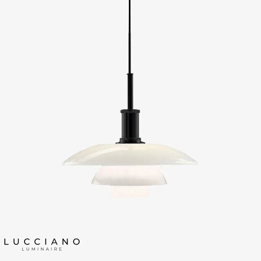 Design Led Suspension Aluminium Blanc Loft Luminaire Chambre