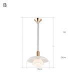 Design Led Suspension Aluminium Blanc Loft Rose Gold / 29Cm Luminaire Chambre