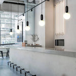 Design Moderne Suspension Tubes Colorés Luminaire Chambre