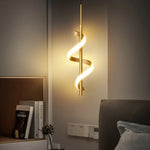 Design Ondulé Polino En Led Métal Luminaire Chambre