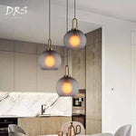 Design Suspension Boule En Verre Luminaire Chambre