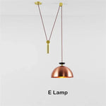 Design Suspension Multi-Lampes Pulley E Luminaire Chambre