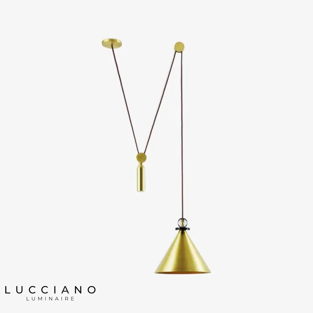 Design Suspension Multi-Lampes Pulley Luminaire Chambre