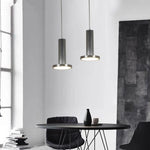 Design Suspension Tubulaire Et Disque Original Luminaire Chambre