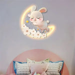 Dessin Animé Fraise Lapin Décorative Chambre Lumineuse Douce Applique Murale