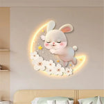 Dessin Animé Fraise Lapin Décorative Chambre Lumineuse Douce Applique Murale