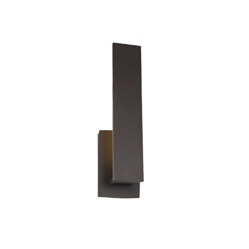 Applique murale extérieure carrée minimaliste étanche LED 1 lumière