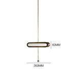 Élégant Lustre Led À Double Base Gold 35 X 6Cm Luminaire Chambre