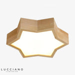 Étoile Plafonnier En Bois Luminaire Chambre