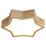 Étoile Plafonnier En Bois Luminaire Chambre