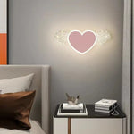 Fille Enfant Rose Lapin Lumineux Déco Chambre Applique Murale