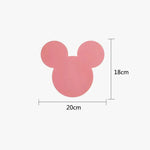 Fille Enfant Rose Lapin Lumineux Déco Chambre Applique Murale