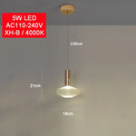 Florina Led Suspension Verre Moderne B Luminaire Chambre