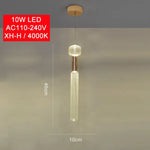 Florina Led Suspension Verre Moderne H Luminaire Chambre