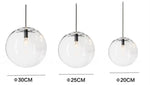 Globe En Verre Chromé Suspensions Luminaire Chambre