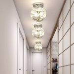 Globe En Verre Led Plafonnier Moderne Luminaire Chambre