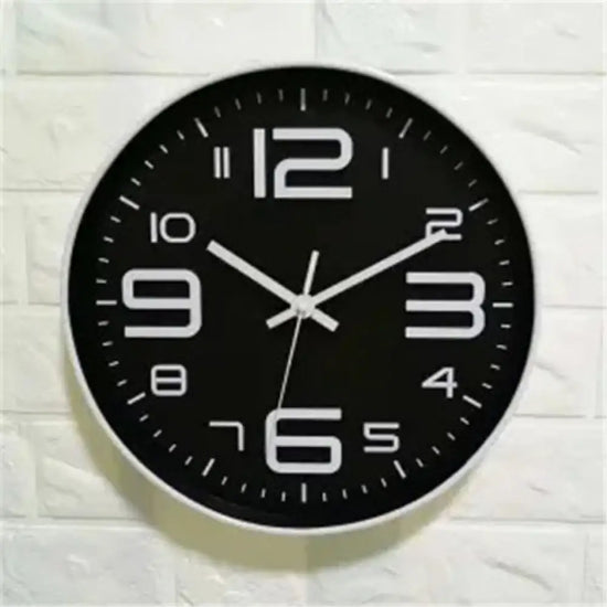 Horloge Murale Design Chiffres Colorés B Luminaire Doré